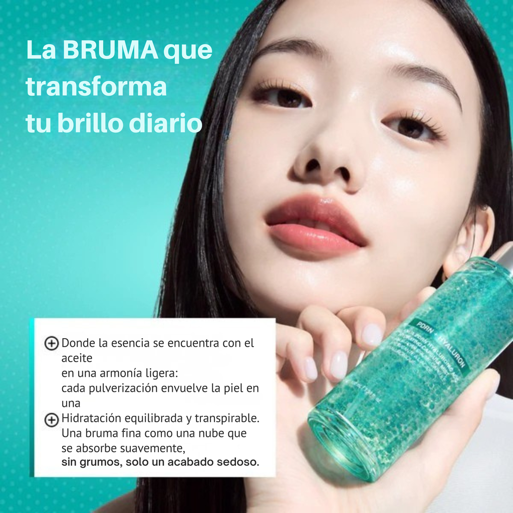 Spray sérum facial con colágeno PDRN para un brillo radiante